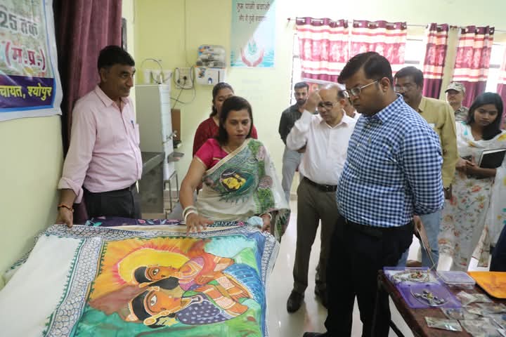 कलेक्टर ने किया माडंना आर्ट पेटिंग प्रशिक्षण का शुभारंभ