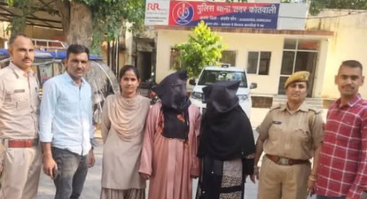 अजमेर में ज्वेलरी शोरूम से चोरी का पर्दाफाश, 900 किमी पीछा कर औरंगाबाद से दो बहनें गिरफ्तार