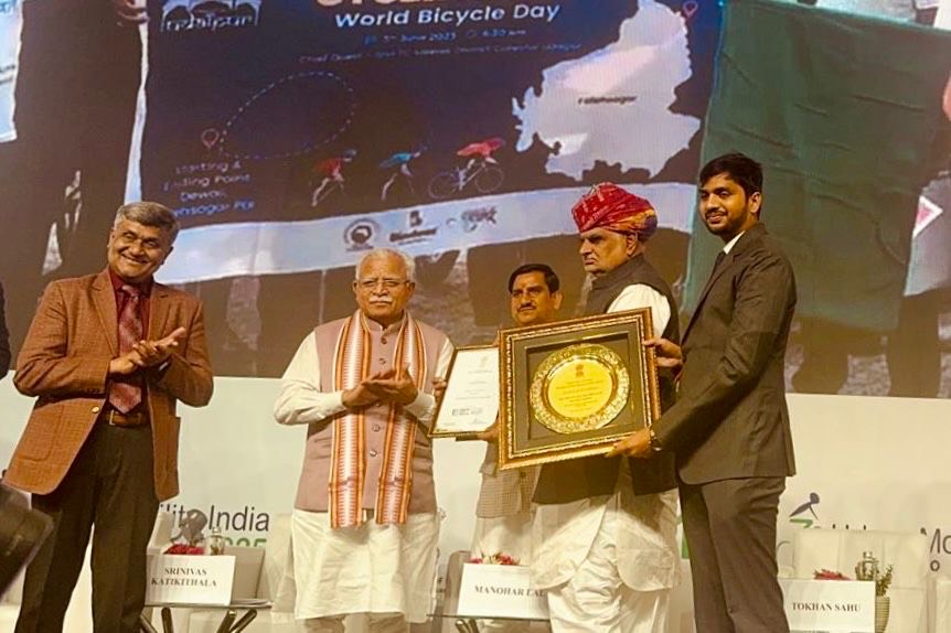 उदयपुर ने फिर रचा इतिहास, “सिटी विद द बेस्ट नॉन-मोटराइज्ड ट्रांसपोर्ट सिस्टम” का खिताब जीता