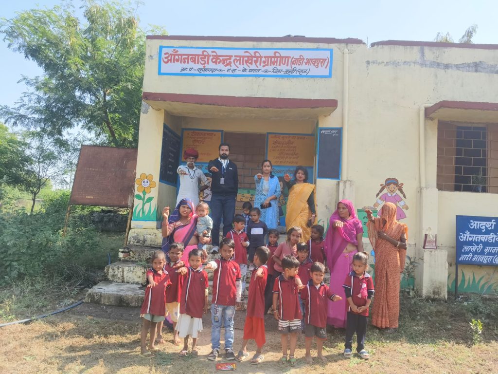 प्रदेश की 63 हजार आंगनबाड़ियों में छोटे बच्चों ने गाया वंदे मातरम्