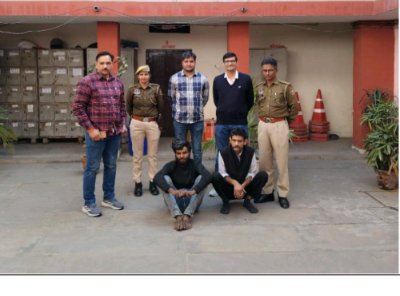 पुलिस थाना विश्वकर्मा ने नकबजनी की वारदात का खुलासा, दो आरोपी गिरफ्तार