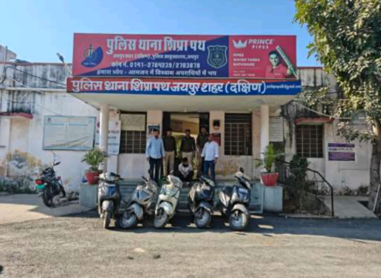 पुलिस थाना शिप्रापथ की बड़ी कार्रवाई
