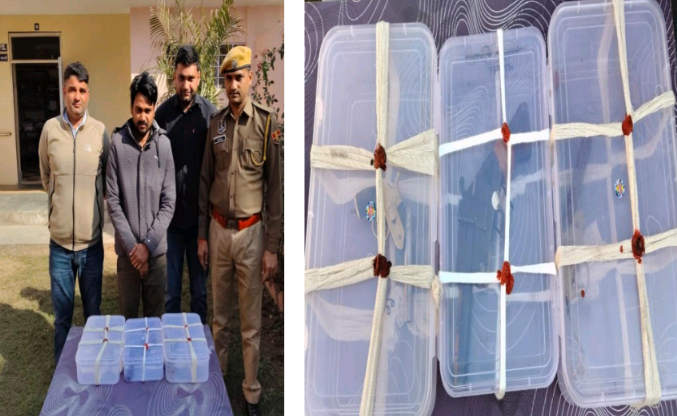 जयपुर पुलिस की बड़ी कार्रवाई: 3 अवैध देशी कट्टों के साथ शातिर बदमाश गिरफ्तार