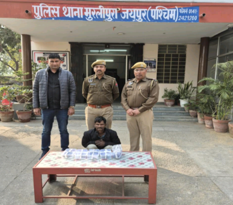 मुरलीपुरा पुलिस की बड़ी कामयाबी: कानोता थाने का हिस्ट्रीशीटर ‘किशु’ गिरफ्तार, 100 फुटेज खंगालने के बाद सलाखों के पीछे पहुँचा शातिर नकबजन