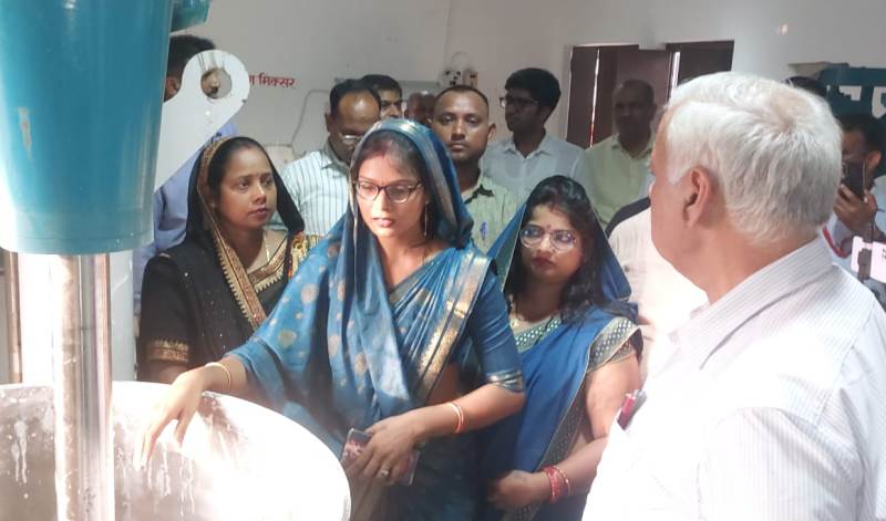 गोबर से प्राकृतिक पेंट बनाकर आत्मनिर्भर बनीं गोठा की महिलाएं