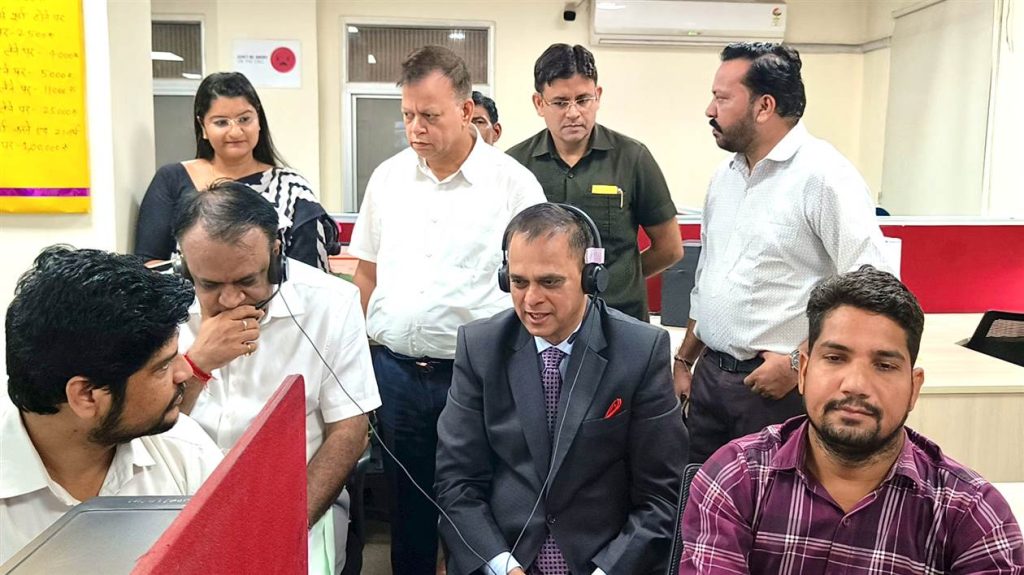 मुख्य सचिव ने राजस्थान संपर्क 181 कॉल सेंटर का किया निरीक्षण; जनपरिवादों के त्वरित निस्तारण और नागरिक संतुष्टि पर दिया जोर
